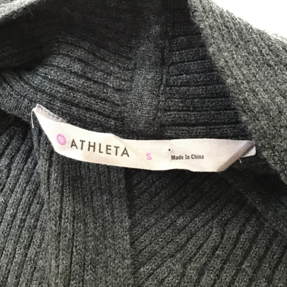 Athleta sz S Chalet Sweater Dress NWT in Grey - Picture 9 of 10